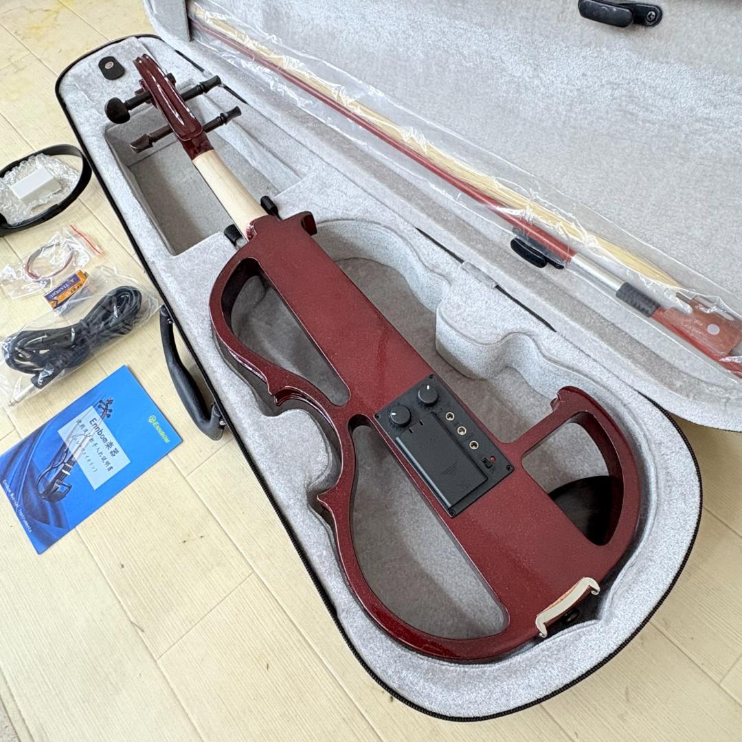 未使用品】ENNBOM サイレントバイオリン HVPV-30 エレキバイオリン