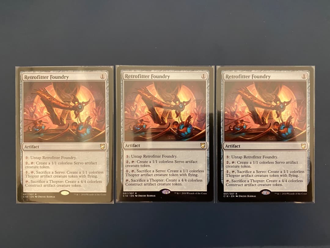 【MTG】改良式鋳造所/Retrofitter Foundry 3枚セット MTG】改良式鋳造所/Retrofitter Foundry 3枚セット