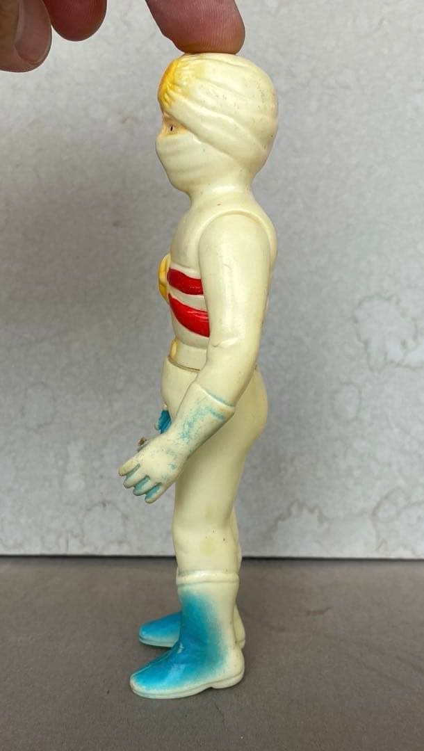 レインボーマン　パチ　無版権　ミドルサイズ　ソフビ　貴重品　1972年製