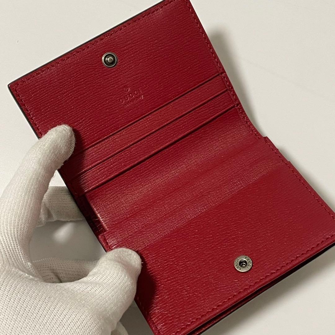 ✨未使用保管✨　GUCCI フローラル　財布　札入れ　レザー