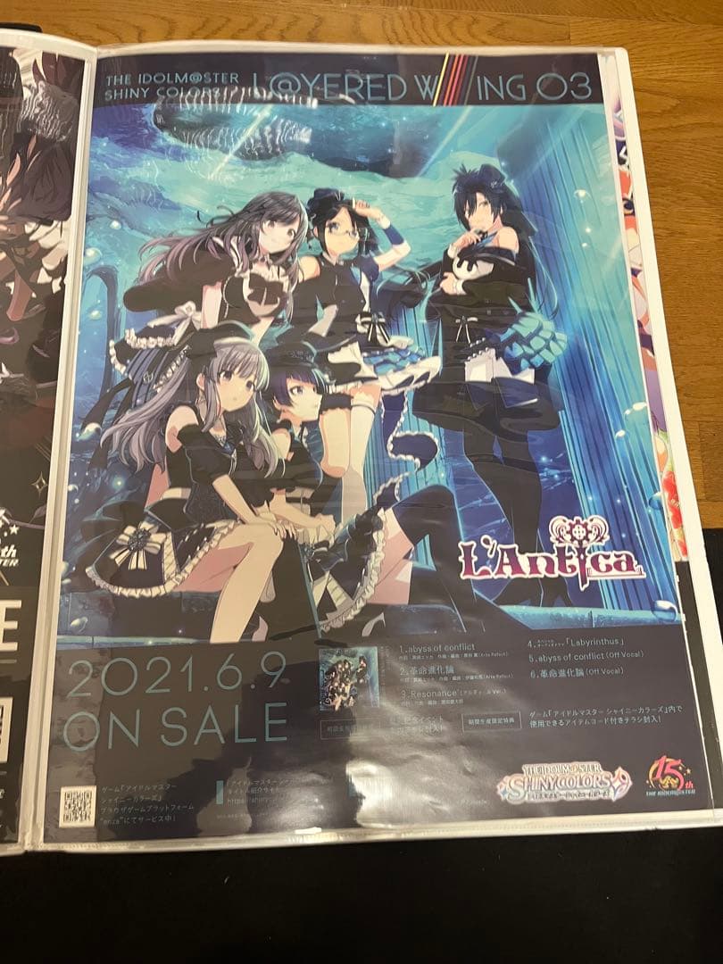 シャイニーカラーズ アンティーカ CD 販促 告知 B2 ポスター