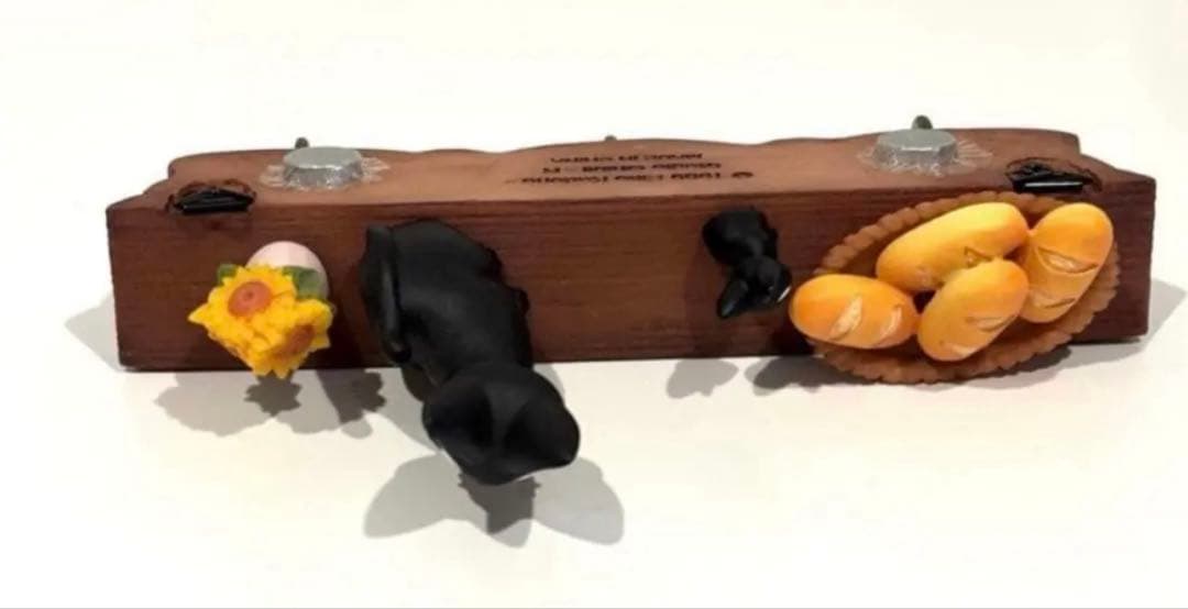 魔女の宅急便 おしゃれシェルフとジジ 壁掛け フック