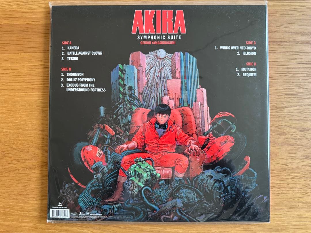 AKIRA SYMPHONIC SUITE レコード　LP2枚組　新品購入
