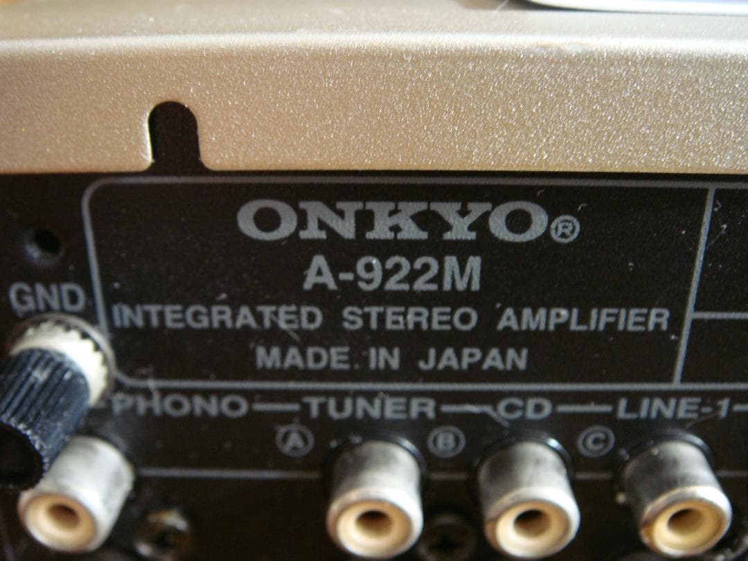 整備済 ONKYO オンキョー プリメインアンプ A-922M 取説付