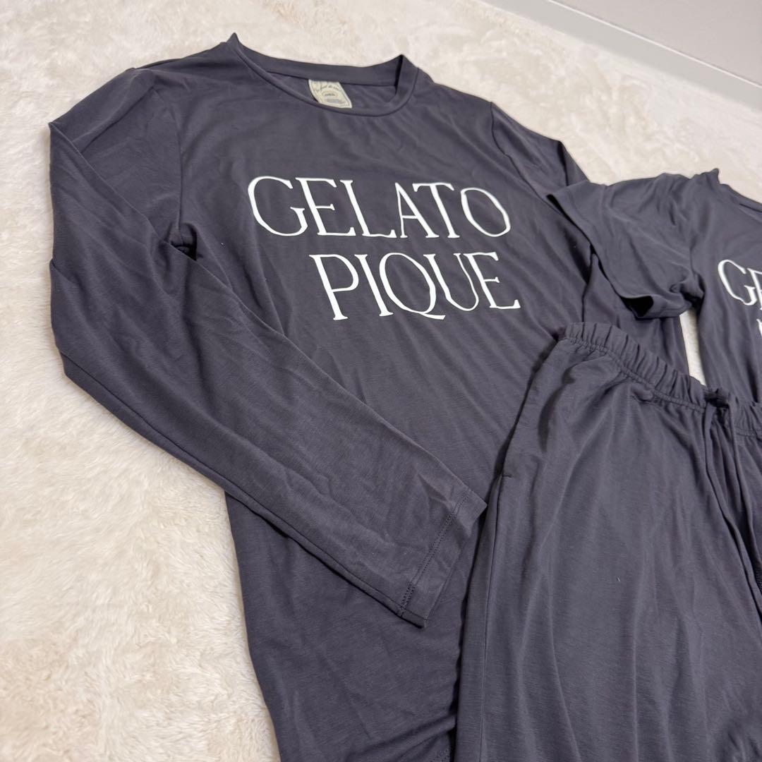 【ジェラピケ】2025年 ルームウェア 3点set ダークグレー