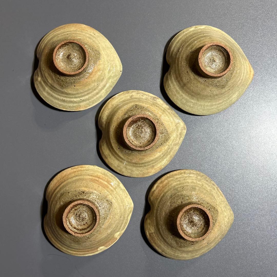 伊賀焼 土楽 土楽窯 蓮弁 深向付 深鉢 5客セット 福森雅武の通販はau