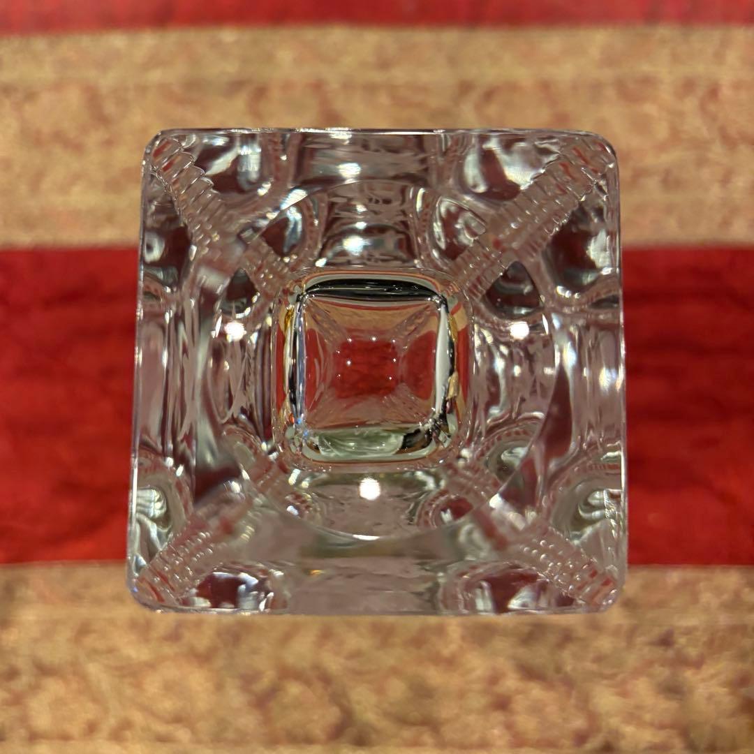 新品 希少 マイセン クリスタルガラス フラワーベース 花瓶 箱付 25cm