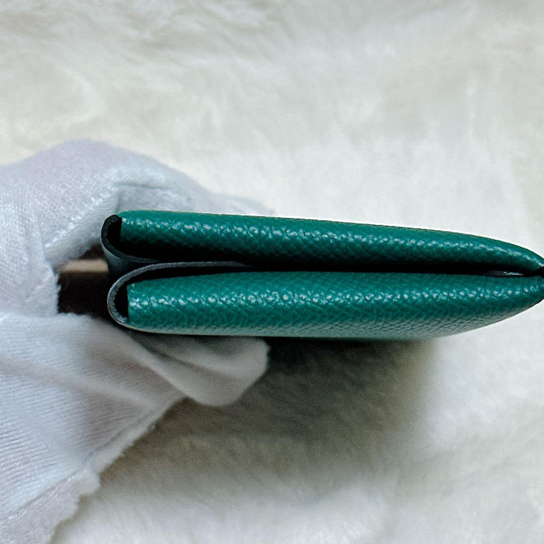 2025.12月新品未使用HERMES ガルヴィデゥオケース　マラカイト