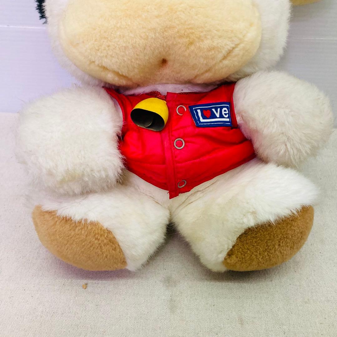【レア★レトロ】オオイケ　モーモー　牛　ぬいぐるみ　マスコット　OIKE　当時物