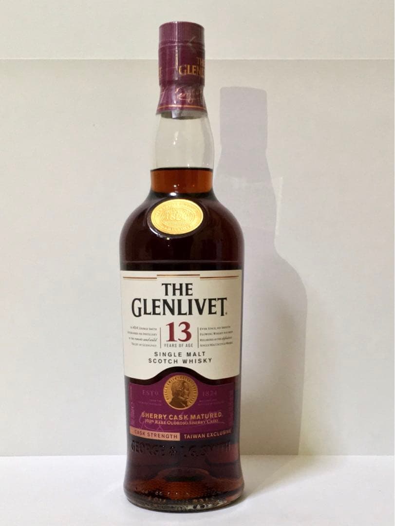 グレンリベット13年 シェリーカスク カスクストレングス2021 台湾限定