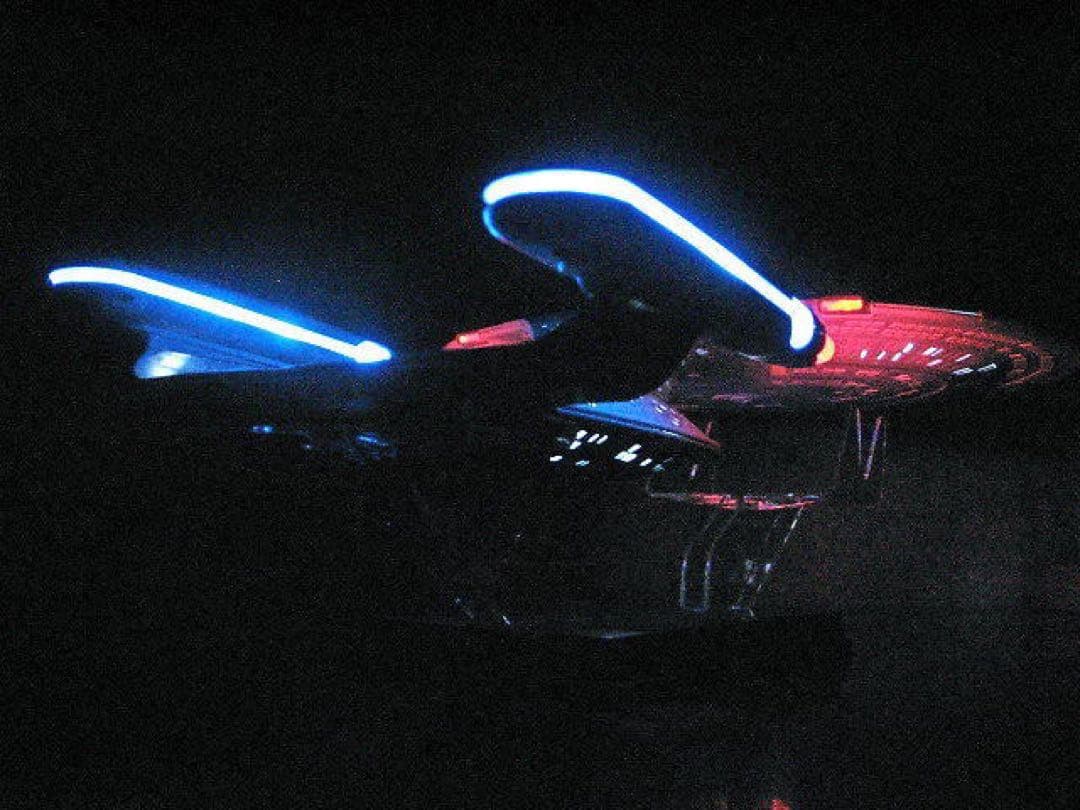 未使用 アオシマ 青島 スタートレック エンタープライズD プロップ