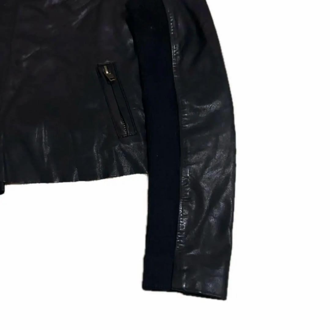 00s Fearless Drape Leather Jacket y2kエディ - メルカリ