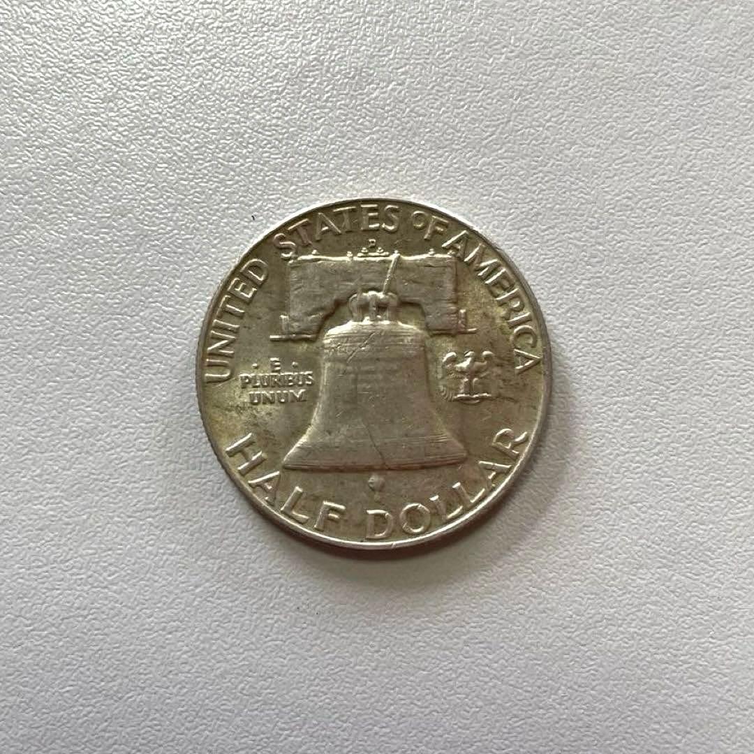 1958年 フランクリン ハーフダラー 銀貨 良品 - メルカリ