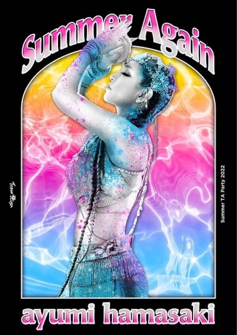 浜崎あゆみ Tシャツ BLACK 「Summer TA Party 2022」