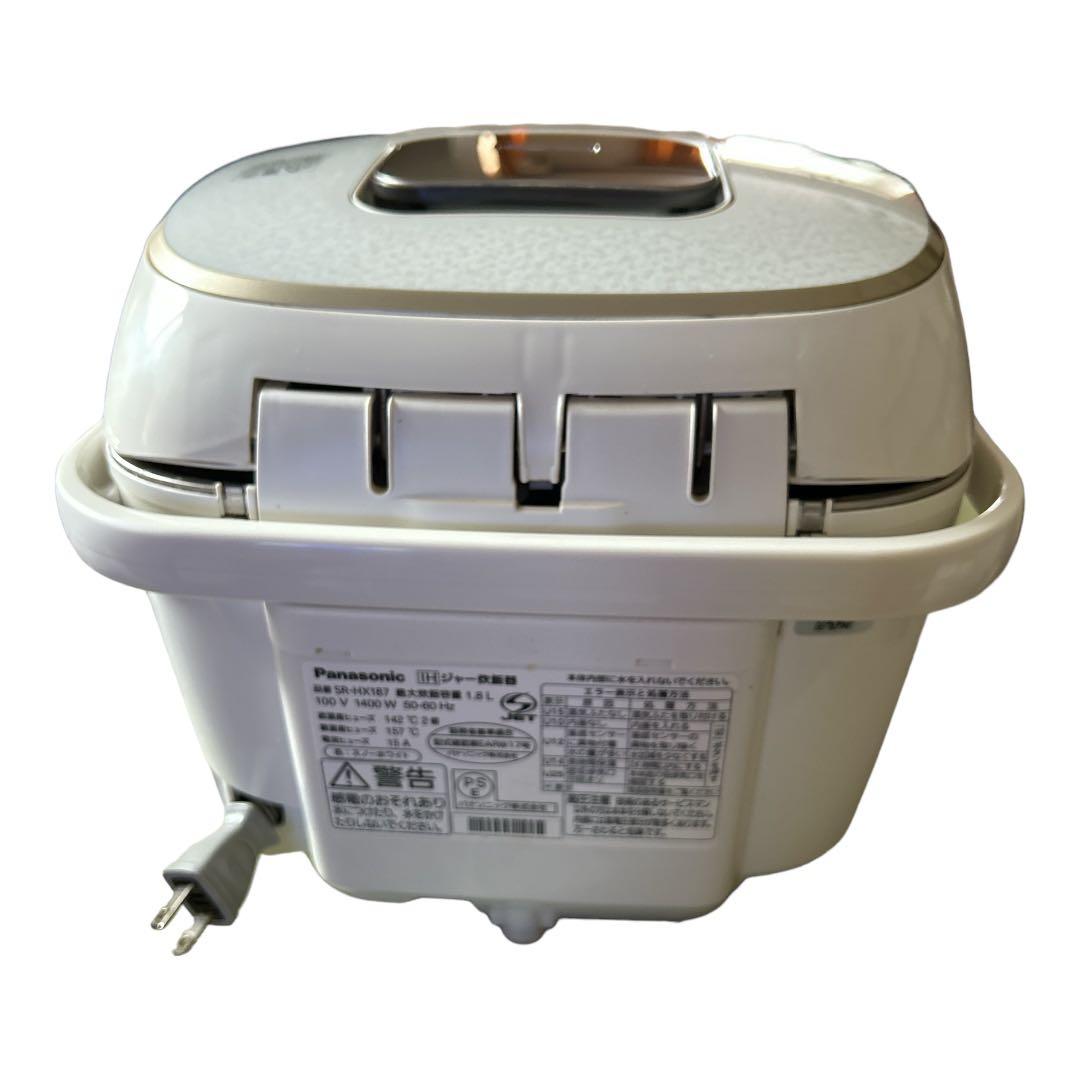 ジャンク品】炊飯器 一升炊き パナソニック SR-HX187 取説 付属品付き