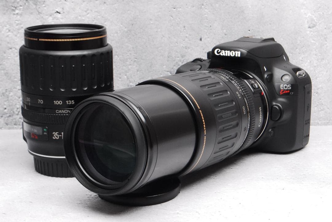 超望遠レンズ＆コンパクト】Canon EOS Kiss X7 一眼レフカメラ