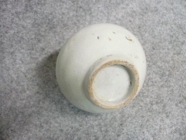 古伊万里 花柄 染付 油壺 [B31512]