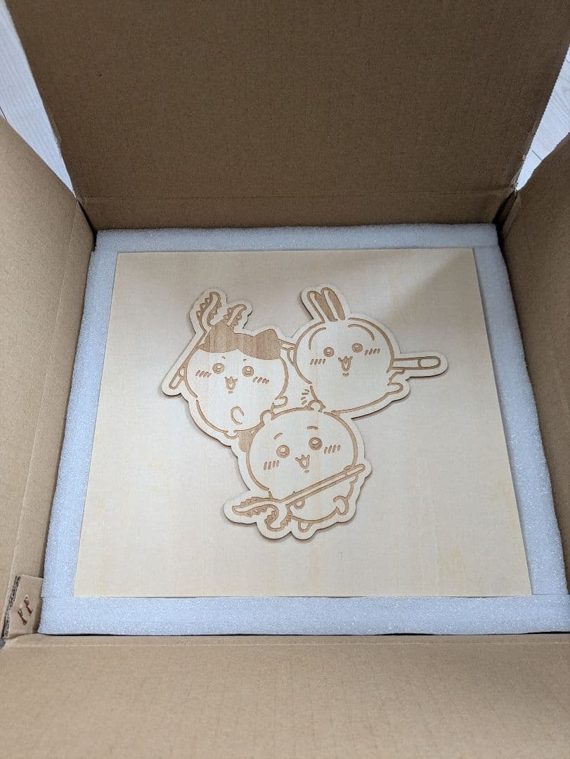 ちいかわ　飲茶　アートコレクション　木製彫刻