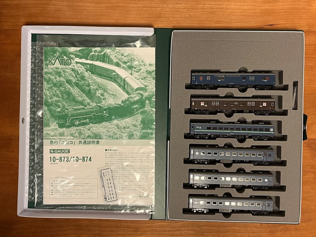 KATO Nゲージ急行ニセコ セット ( C62 x 2＋客車12両 )
