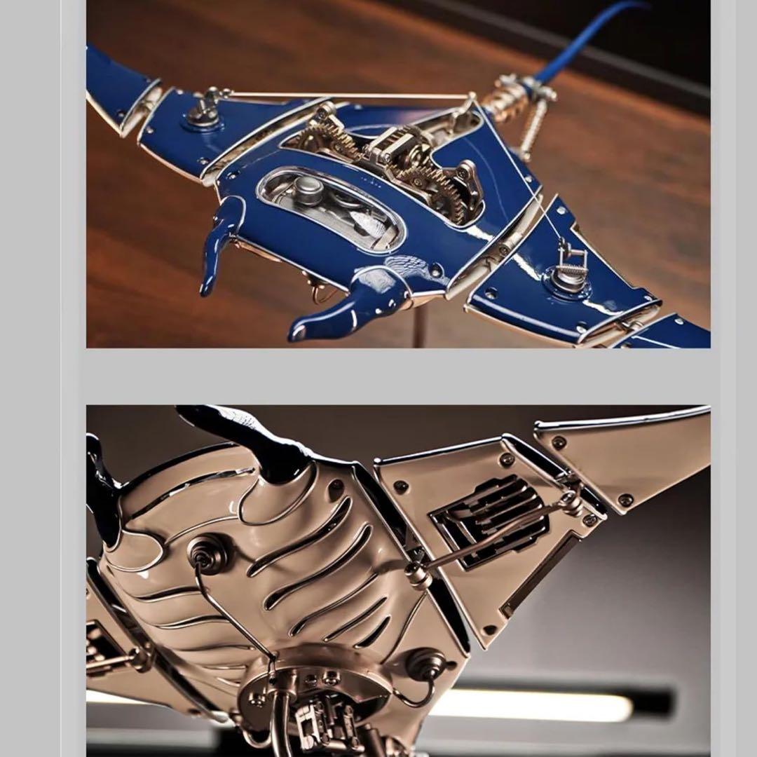 正規品】スチームパンク メカニカルマンタ 金属ギア可動 組み立て不要