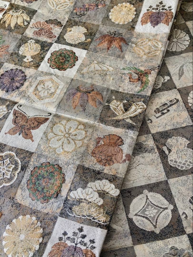 宝尽くし 袋帯 礼装 訪問着 色無地 付下げ 卒業式 入学式 七五三 NO176