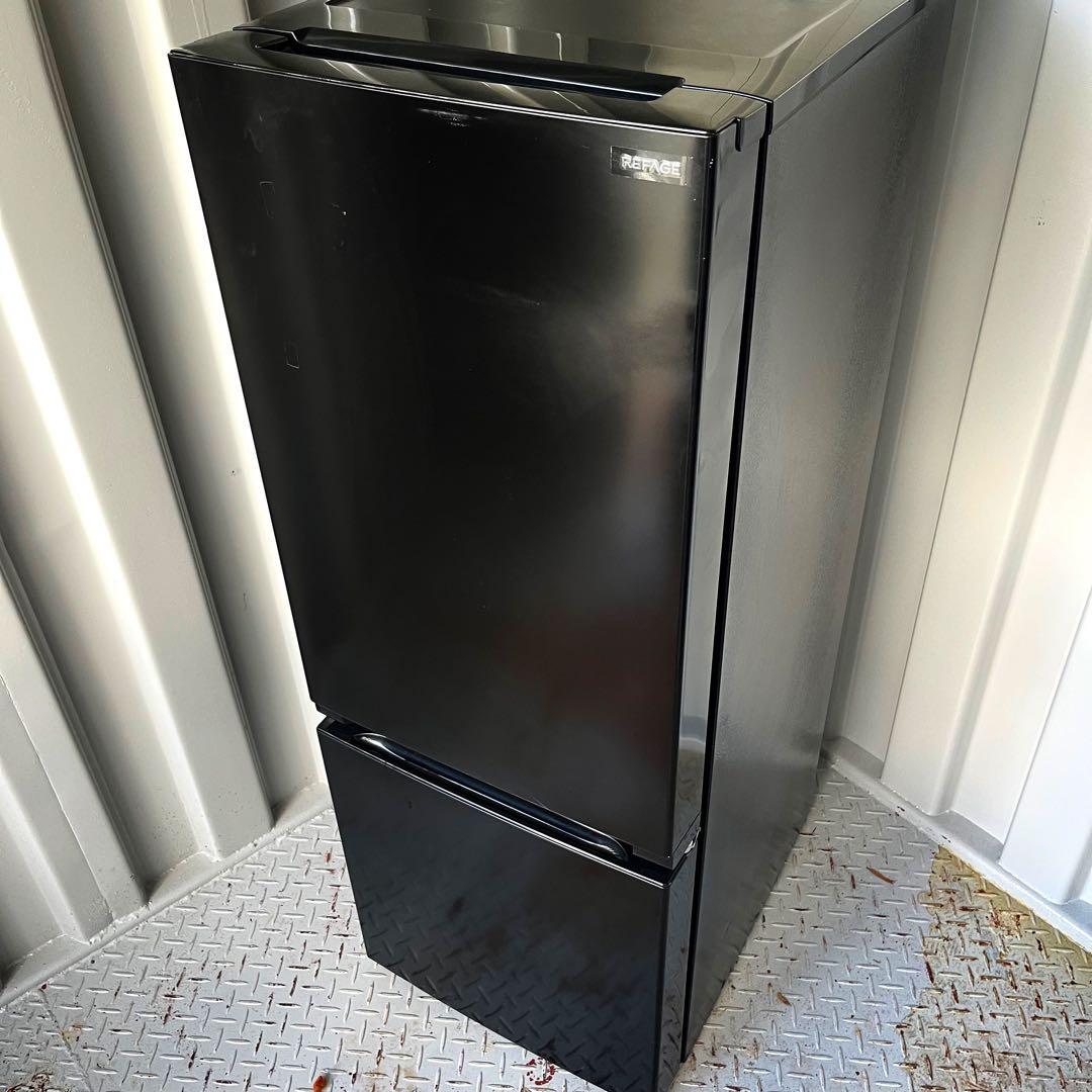 196取付無料！安心のヤマダ電機 高性能スタイリッシュブラック2024年製冷蔵庫