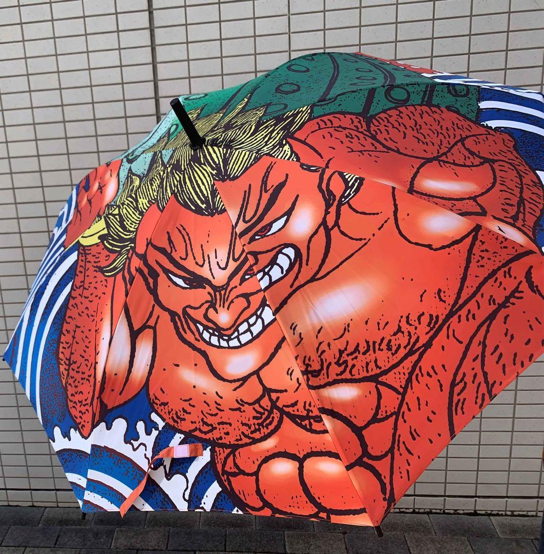 【希少品】刃牙　侠客立ち　雨傘 CF限定カラーリング