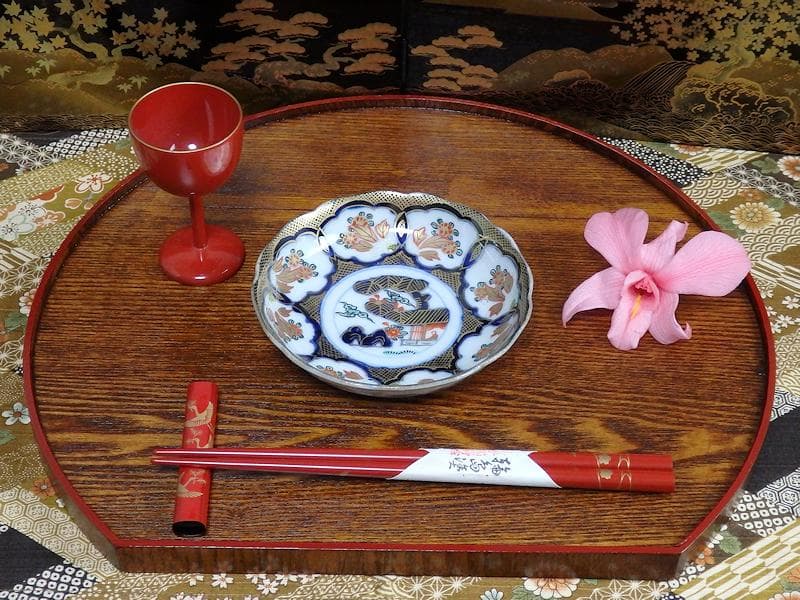 古伊万里　金襴手　陽刻　窓絵　花の図　４寸皿　４枚　E111AS-fblc