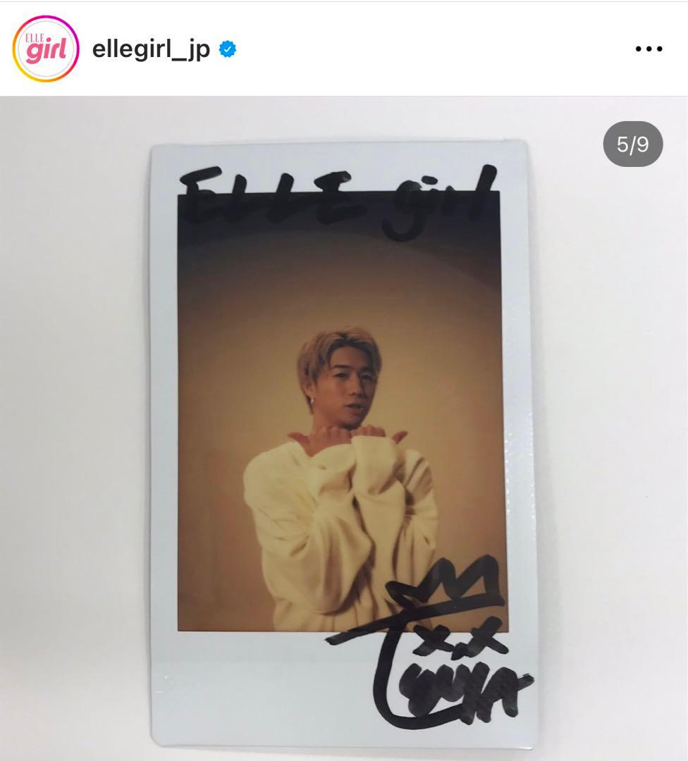 瀬口黎弥 ELLEgirl 直筆サイン FANTASTICS LDH