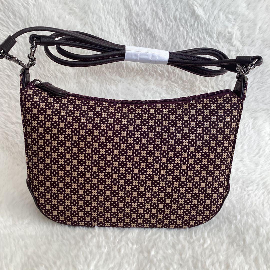 未使用 印傳屋 INDEN-YA 5ポシェット ショルダーバッグ ハンドバック