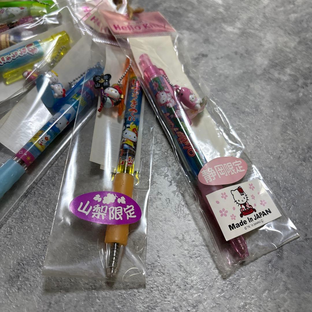 ご当地キティちゃんボールペン7本 ご当地】HELLO KITTY ボールペン
