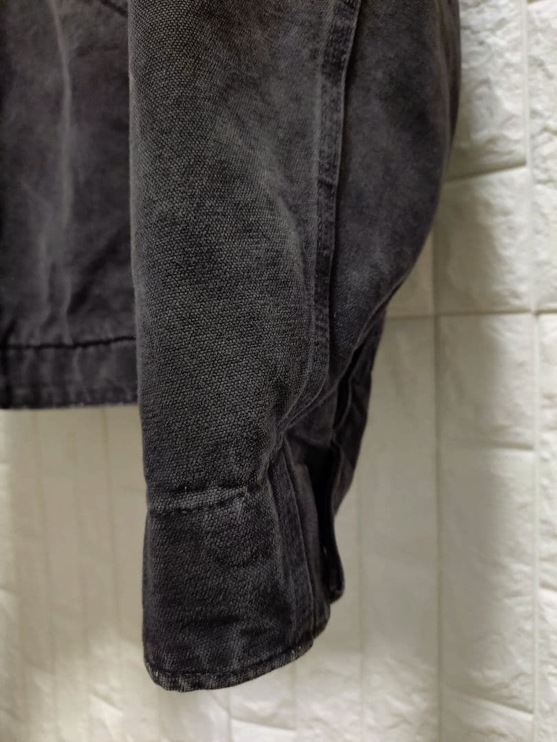 激レア80sUSA製カーハートデトロイトジャケット黒MジョニーデップJ430NX