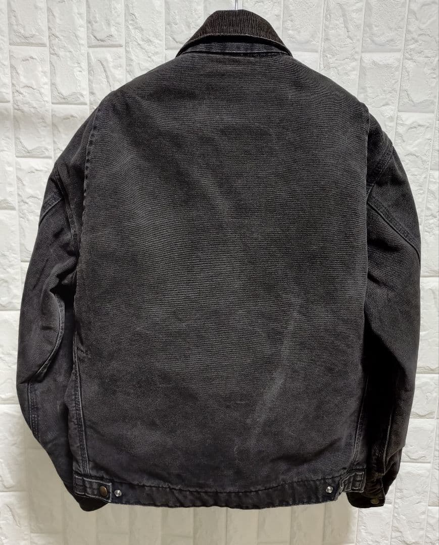 激レア80sUSA製カーハートデトロイトジャケット黒MジョニーデップJ430NX
