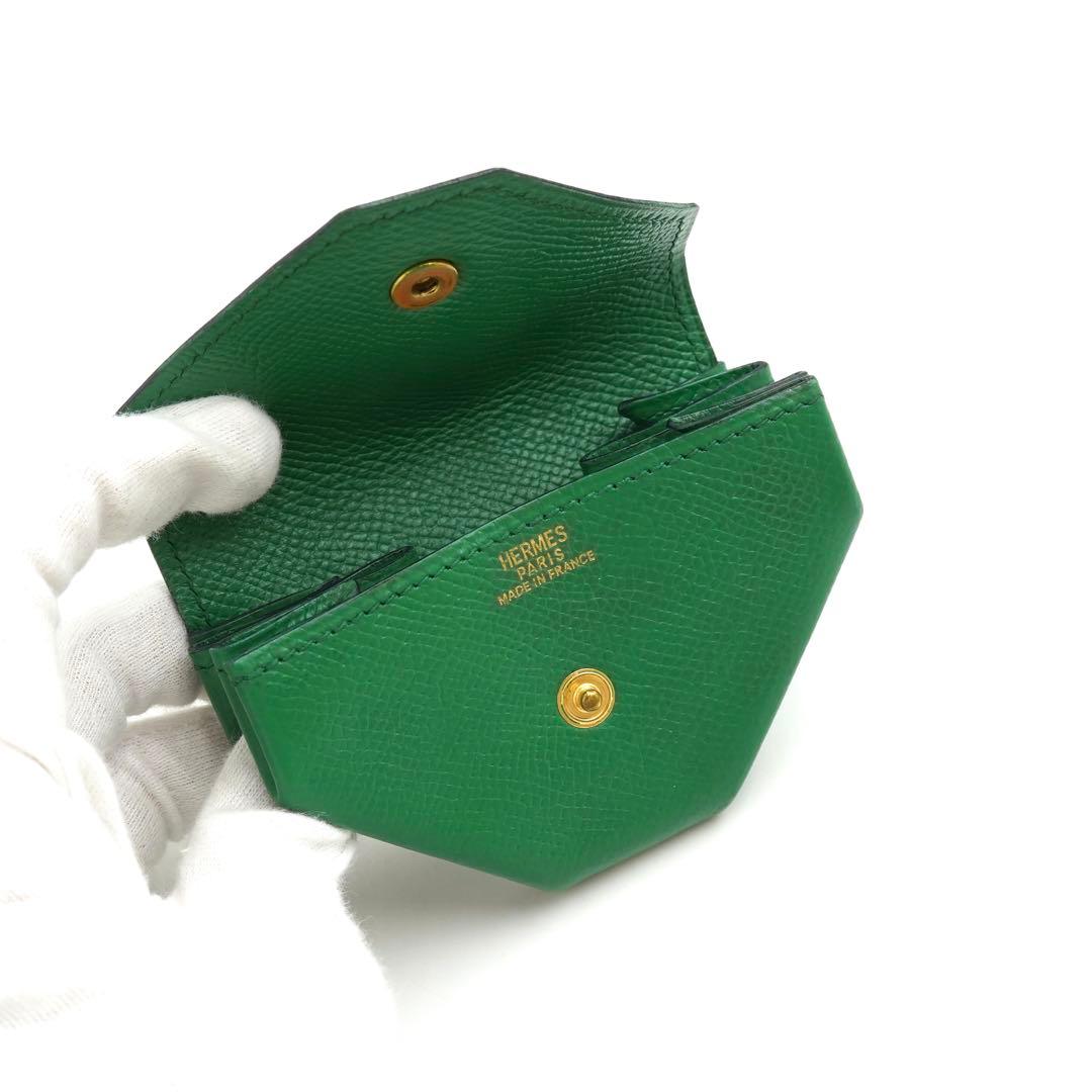 ✨未使用展示品✨　HERMES ケース　小銭入れ　ル・ヴァンキャトル　緑色