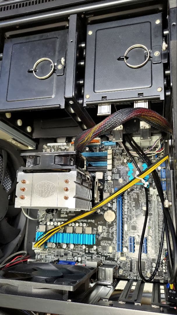 中古自作PC/Antec [Mini P180]/マザボ＋CPU＋ドライブ＋電源