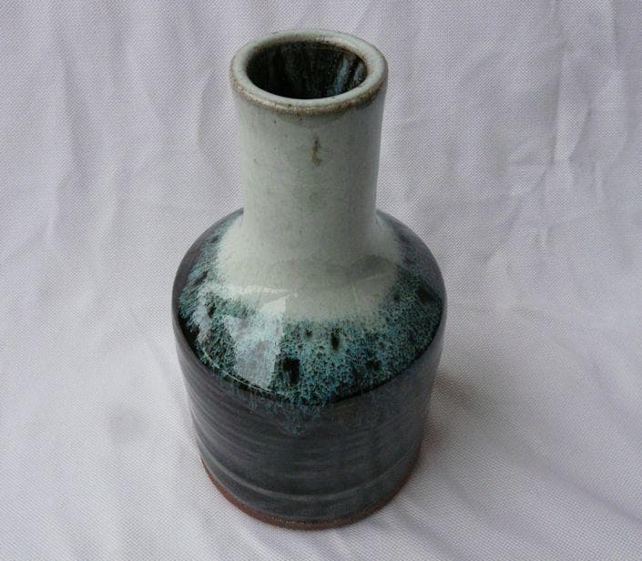 唐津焼 朝鮮唐津 花入れ 武村利左エ門