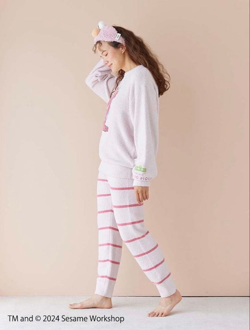 【SESAME STREET】モチーフJQDプルオーバー&ロングパンツセット