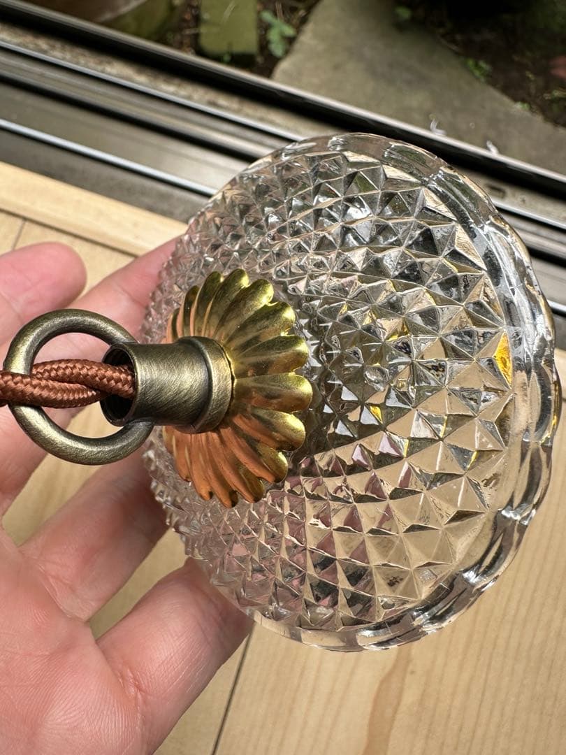 20年代 フランス アンティーク ダイヤモンドキルト模様の小さな