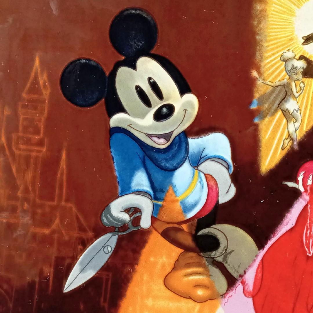 新品ウォルト・ディズニー生誕100周年ミッキー ステンドグラス