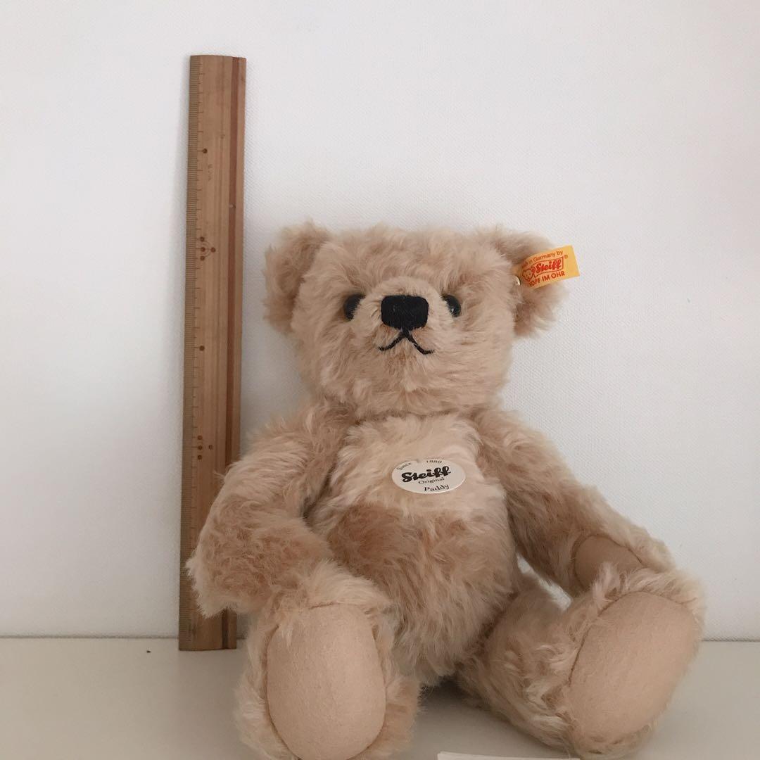 シュタイフ テディベア Paddy新品タグ付き、箱付き