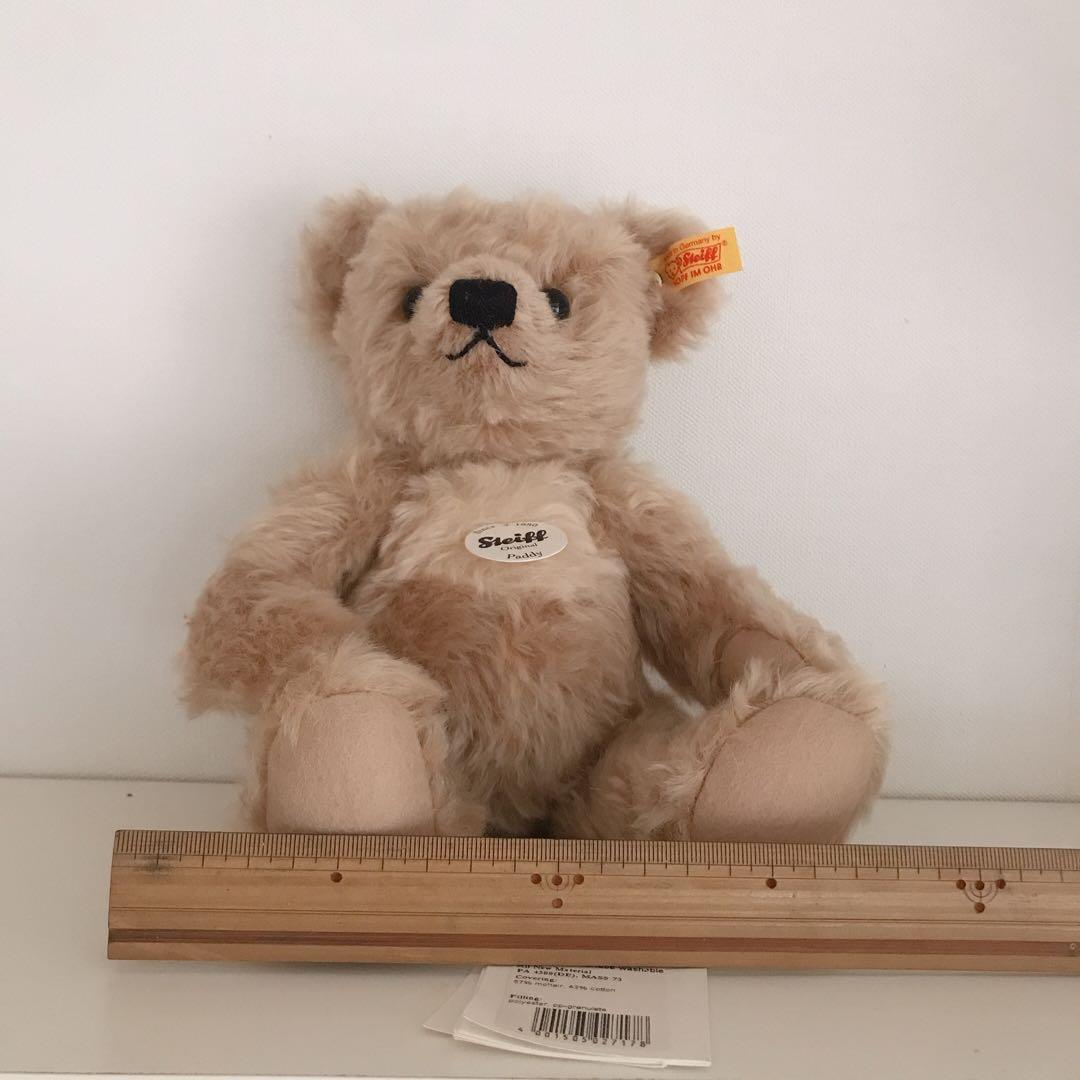 シュタイフ テディベア Paddy新品タグ付き、箱付き