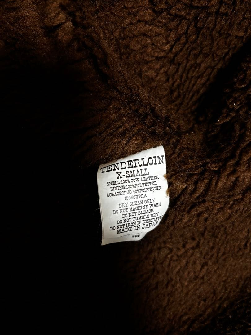 テンダーロイン t-saddleサドルスエード レザージャケットXSキムタク着