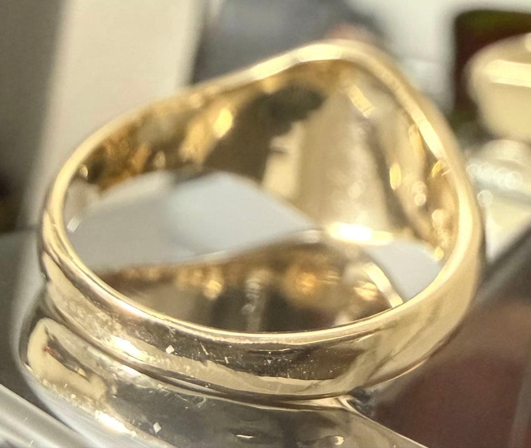 TIKASHI K10 シグネットリング 11号(実寸12.5)