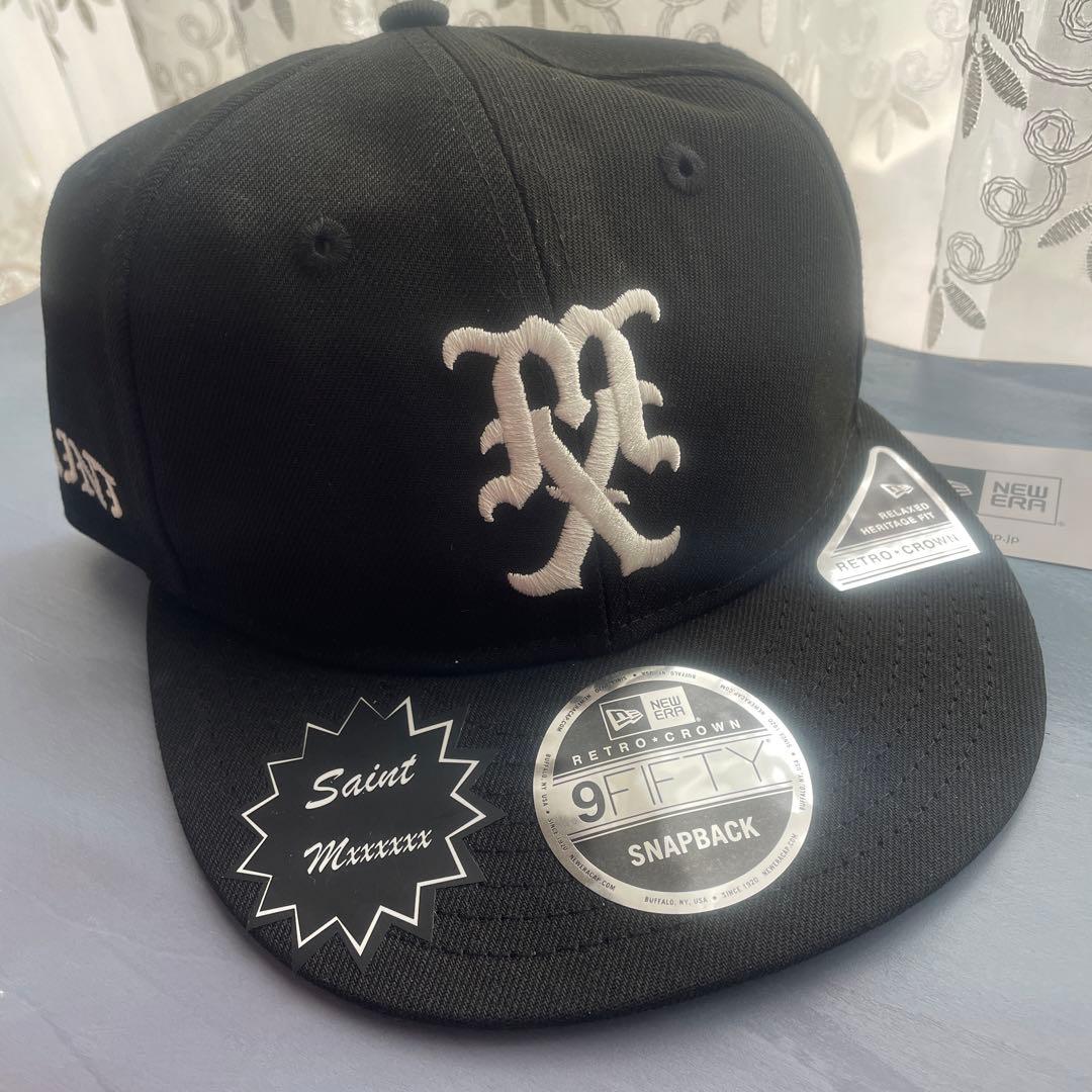 Saint Mxxxxxx × new era 9FIFTY キャップ ブラック