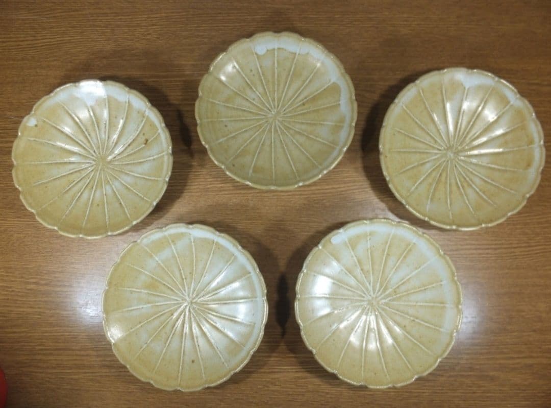 真作保証 近重治太郎 自作 小岱焼 皿 コレクター放出品 島根県 熊本県