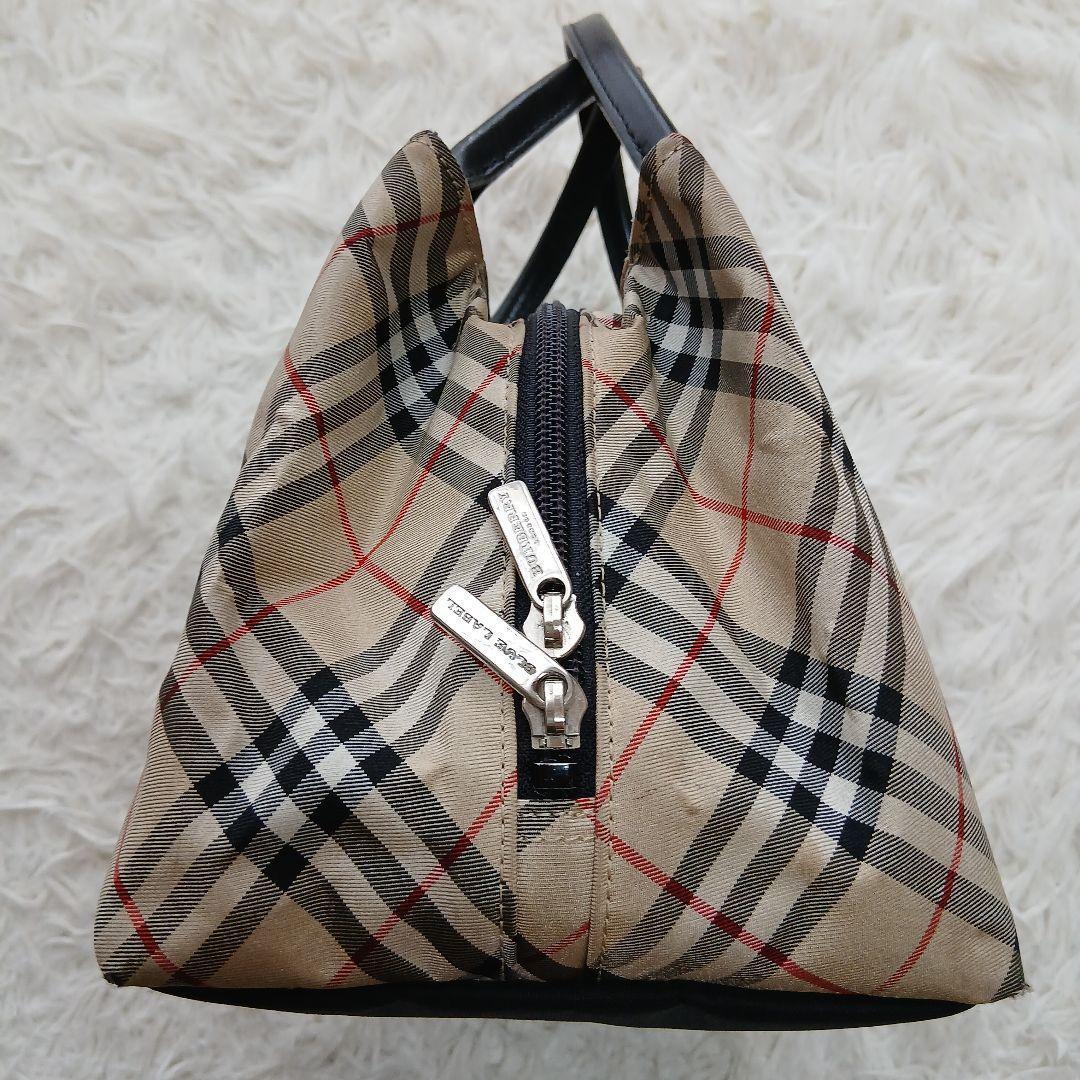 【BURBERRY BLUE LABEL】大容量ノバチェックハンドバッグ
