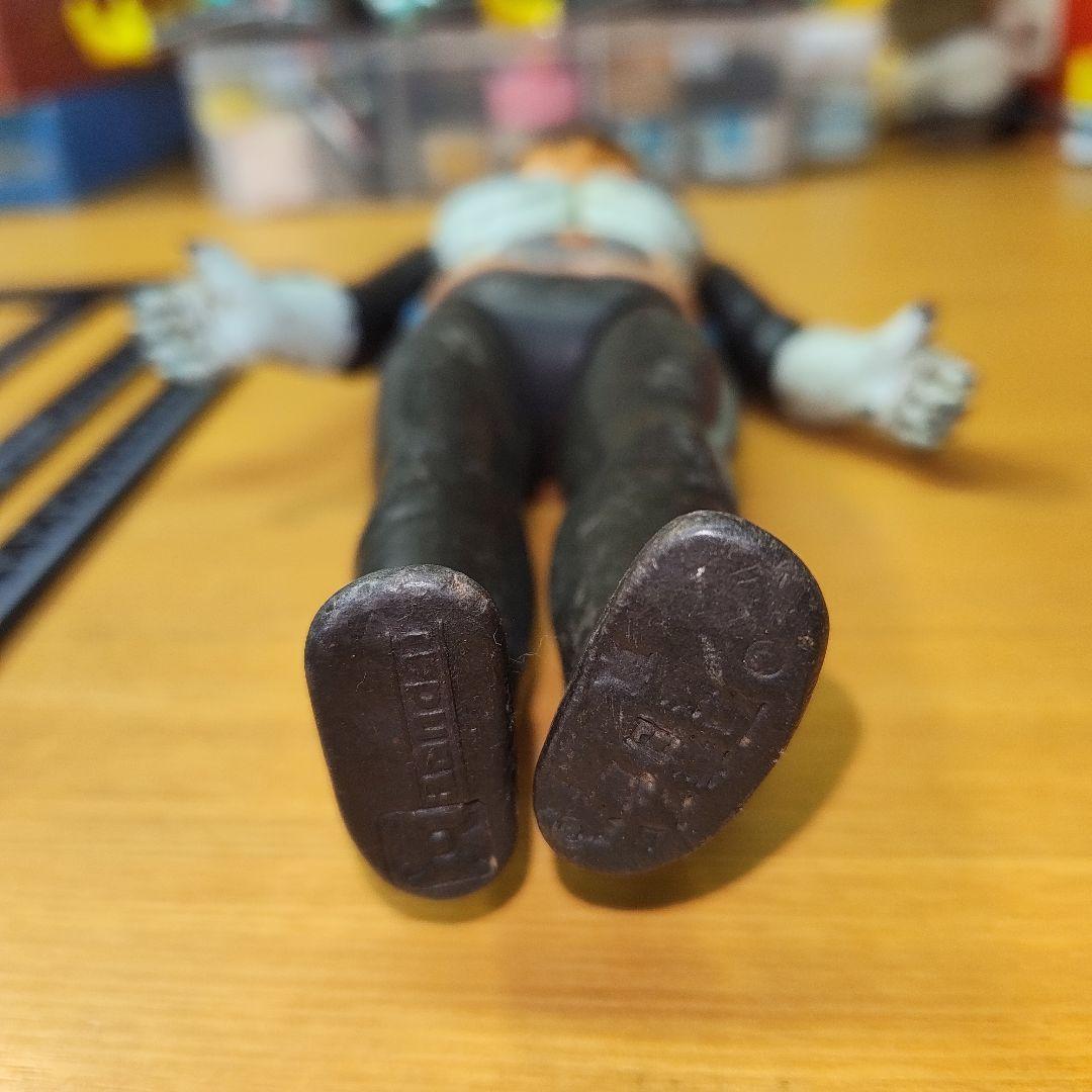 (値下げしました)中古ソフビ　面とれ　仮面ライダー1号　マスク無し　25センチ