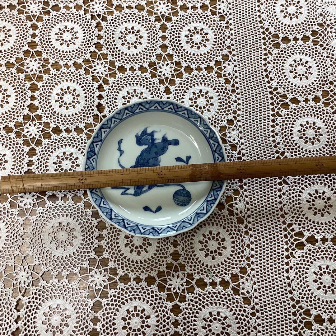 k4 貞陸製皿 16枚 木箱入り 年代物