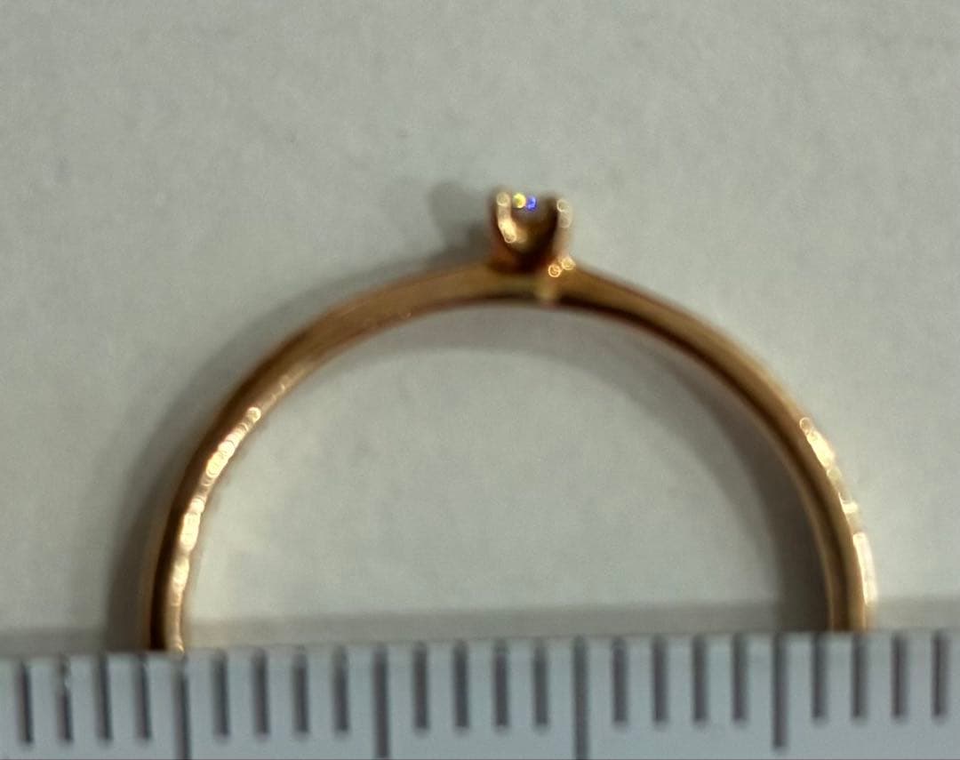 apete k10 ゴールド　ダイヤモンドリング