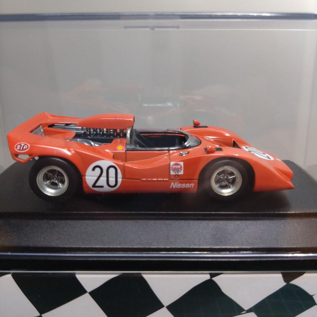 【美品】1/43 エブロ ニッサン 1969 予選pole / 決勝2nd